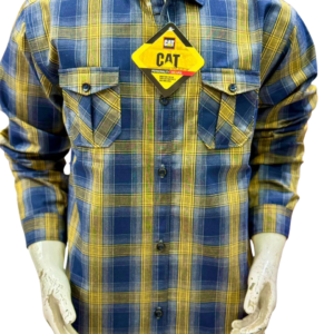 Boys Premium Blue & Yellow Plaid Button-Front Shirt